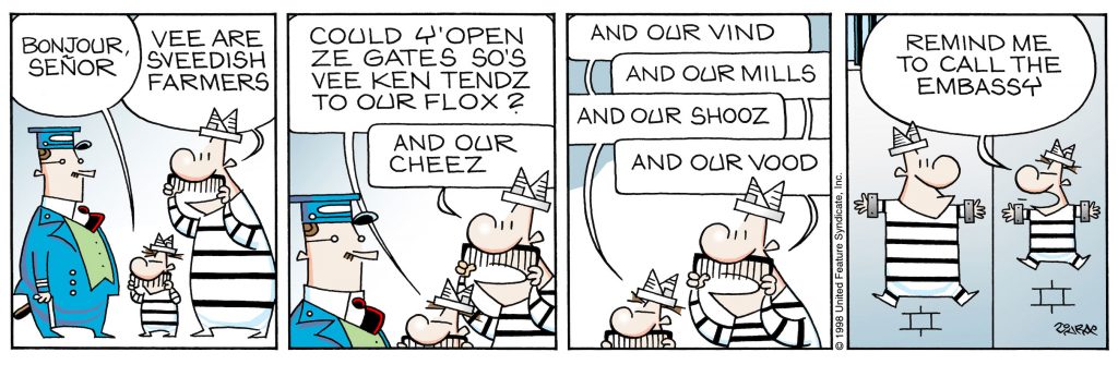 Top of the World comic strip by Mark Tonra