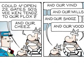 Top of the World comic strip by Mark Tonra